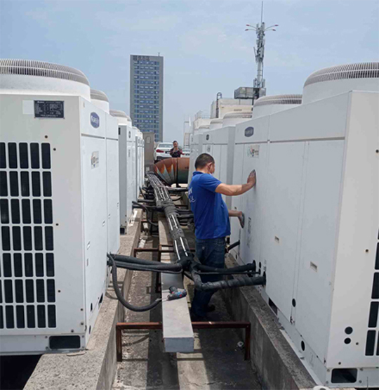 望奎中央空调制热和不制冷系统维修方法